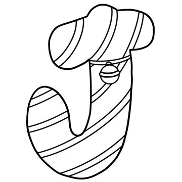 Candy Cane clip art preview