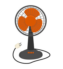 fan, electric fan, table fan illustration design vector