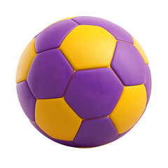 Fototapeta premium A colorful soccer ball designed for play.