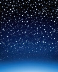 Fototapeta premium Starry night sky celestial event nighttime landscape tranquil environment wide viewpoint cosmic wonder for astronomers