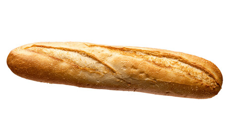 Freshly baked whole wheat baguette