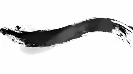 A close-up of a clean white banner with a bold black border, awaiting a message or design to be emblazoned upon it. Emblazoned. Illustration