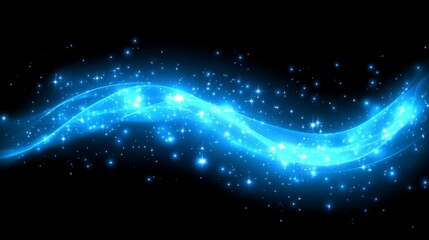 Obraz premium Abstract swirls of fog form a mystical dance of light and shadow creating a captivating ethereal effect on a dark black background
