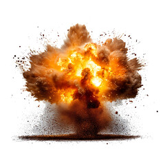 PNG Fire bomb explosion flames high explosive.