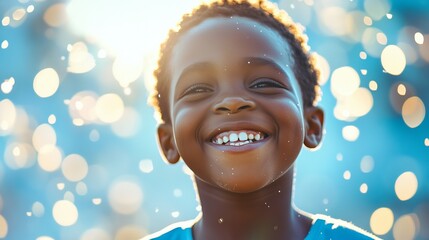 UNICEF Birthday Background Concept 