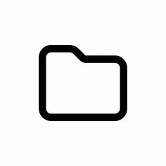folder file icon sign vector