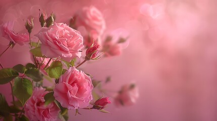 Obraz premium Elegant Bouquet of Vibrant Roses and Floral Blossoms Capturing Nature’s Serenity