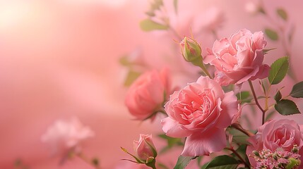 Obraz premium Exquisite Floral Arrangement: A Symphony of Roses and Blooms in Captivating Colors