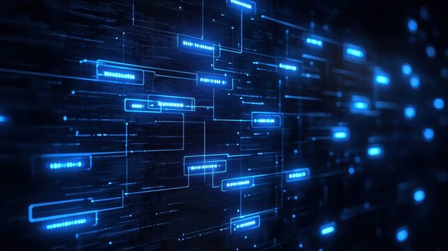 Order flow chart on laptop with stock updates close up realtime visibility dynamic overlay storage area
