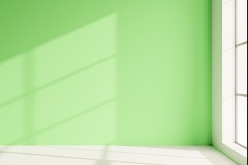 Minimal Sunlight: A Serene Play of Shadows on a Soft Pastel Wall