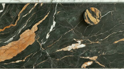 Luxurious blue marble design with flowing patterns and radiant gold accents providing a refined and high-end abstract background for premium visuals