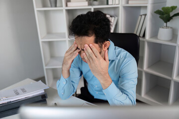 Struggling with office syndrome employee stress relief strategies in workspaces professional...