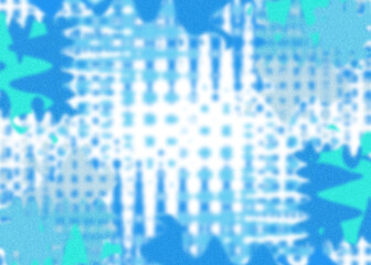 Obraz premium An abstract transparent psychedelic wavy vignette design element overlay.