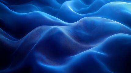 Fototapeta premium Ethereal light illuminates dreamy waves with golden and blue tones