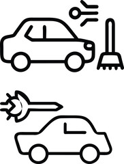 Obraz premium A minimalist illustration of a hand holding a gear and wrench, symbolizing technical support and repair services 