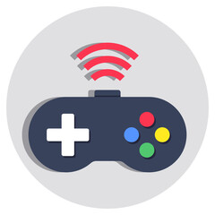Premium design icon of smart gamepad © Rabiya
