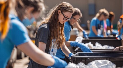 Capture the spirit of volunteering and community service with visuals that portray acts of kindness, altruism, and the collective effort to make a positive impact on society