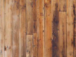 Fototapeta premium Natural Wooden Wall Texture with Rich Grain Patterns and Diverse Tones Suitable for Backgrounds and Design Projects
