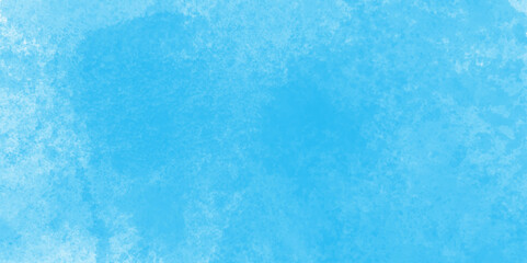 Fototapeta premium Bright cyan watercolor textured effect elegant light blue background with soft texture and high-definition design with color, blue watercolor stroke paint brush ink pastel on grungy background.
