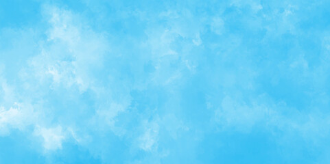 Obraz premium Bright cyan watercolor textured effect elegant light blue background with soft texture and high-definition design with color, blue watercolor stroke paint brush ink pastel on grungy background.