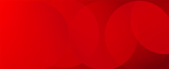 Obraz premium Abstract red background with circles. Applicable for gift card, Poster on wall poster template, EPS 10