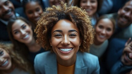 Business team celebrating successful project completion