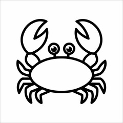 Fototapeta premium a drawing of a crab