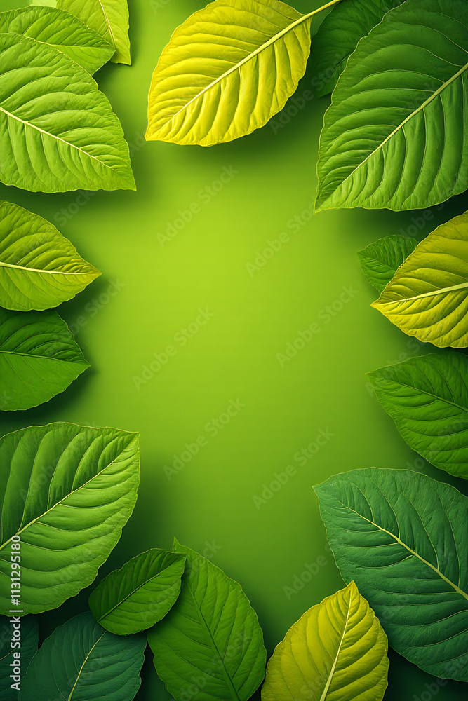Poster atural leaf textures with varying patterns can create visually appealing background designs for various creative projects and artistic endeavors._00004_