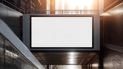 Mockup image of Blank billboard 