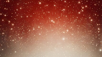 Red christmas glitter background with stars