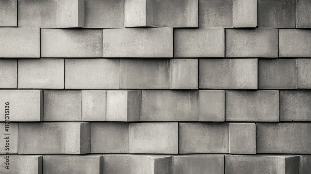Poster modern concrete brick wall texture with varied surface patterns and subtle shadows ideal for archite