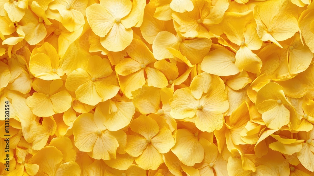 Aufkleber vibrant close-up of yellow flower petals creating a cheerful and bright background for design projec