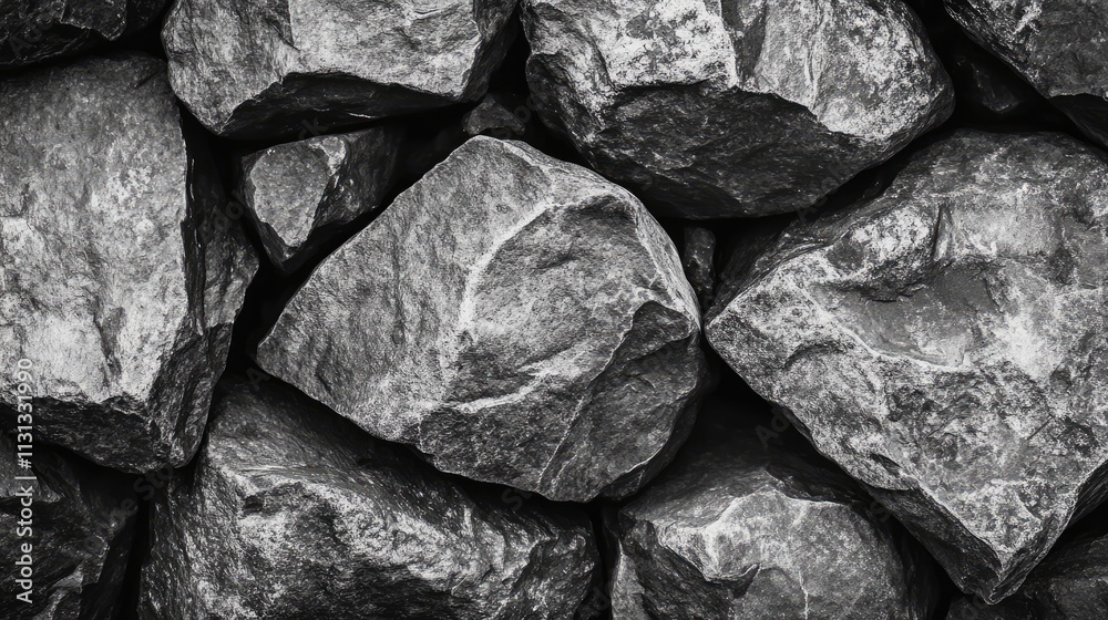 Poster textured dark gray stone wall background ideal for design projects and creative banners.
