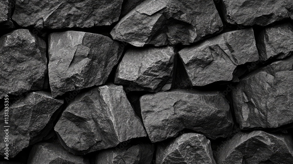 Poster close up of textured dark gray stone surface ideal for background design and creative banner applica
