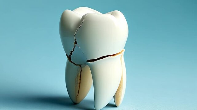 Cracked Tooth: Dental emergency, root canal, tooth decay, damaged tooth
