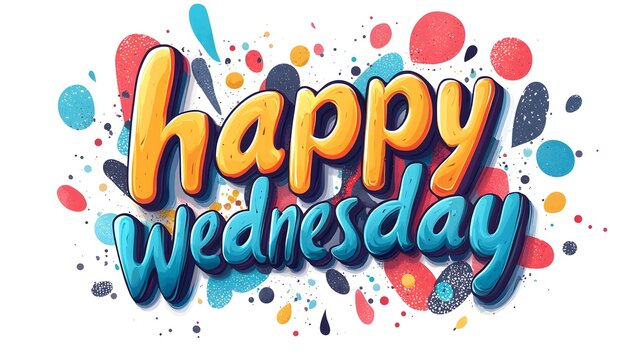 happy wednesday text