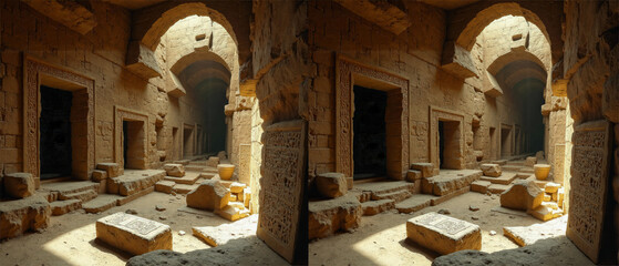 3D SBS Side By Side Stereoscopic Image