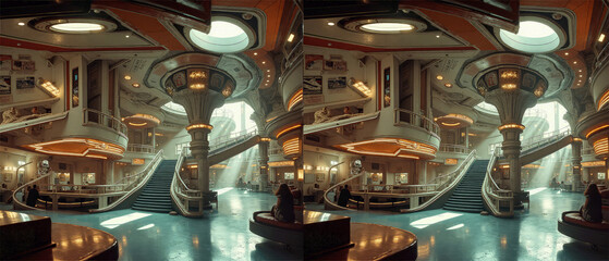 3D SBS Side By Side Stereoscopic Image