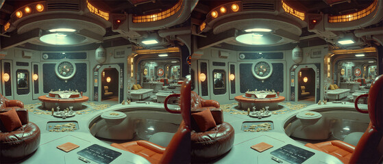 3D SBS Side By Side Stereoscopic Image