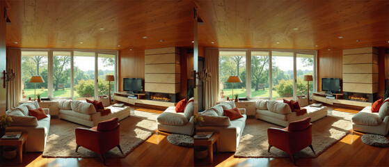 3D SBS Side By Side Stereoscopic Image