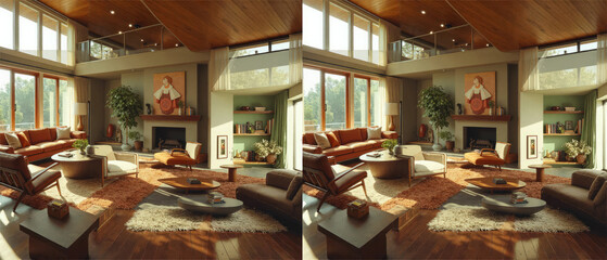 3D SBS Side By Side Stereoscopic Image