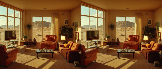 3D SBS Side By Side Stereoscopic Image