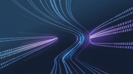 Fototapeta premium abstract blue background with lines
