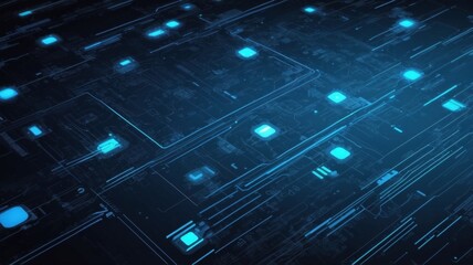 blue tech finance fintech background abstract