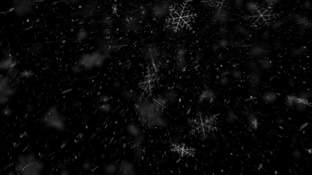 Celebration Snowflakes for alpha channel
