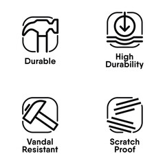 Durable, High Durability, Vandal Resistant, Scratch Proof information signs