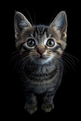 Fototapeta premium Kitten looking up