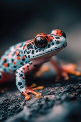 Fototapeta premium Frog on rock