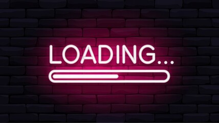 Fototapeta premium Neon sign that says 