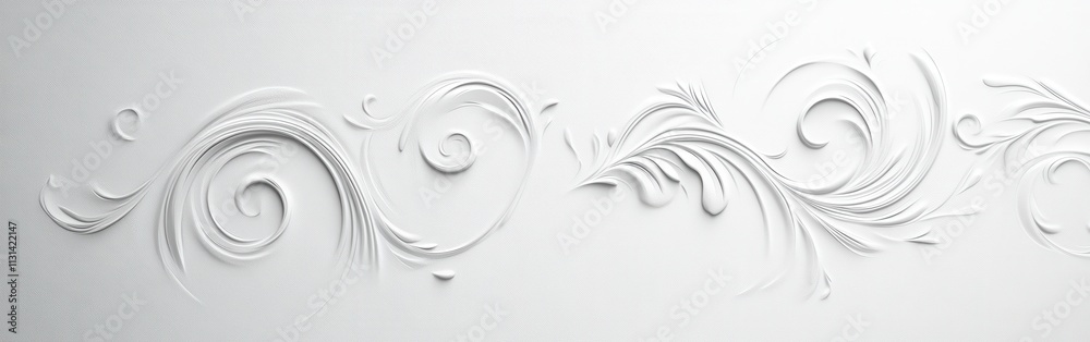 Poster elegant light gray paper texture with intricate swirling designs enhancing artistic presentation and